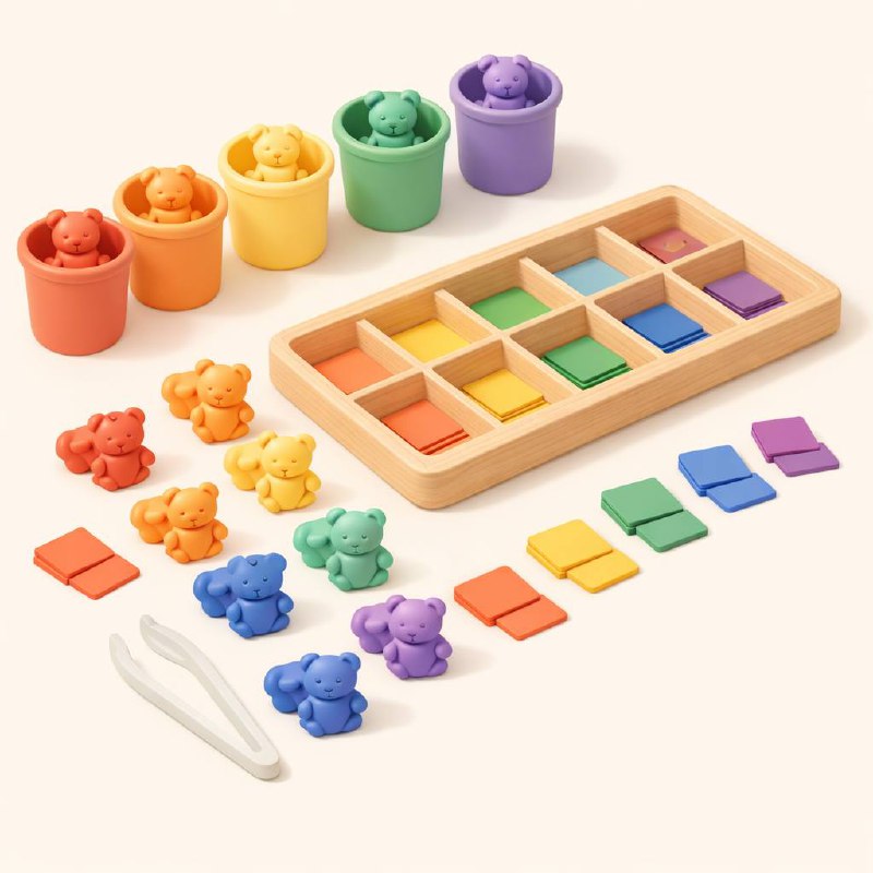PlanToys Sortierbox aus Kautschukholz